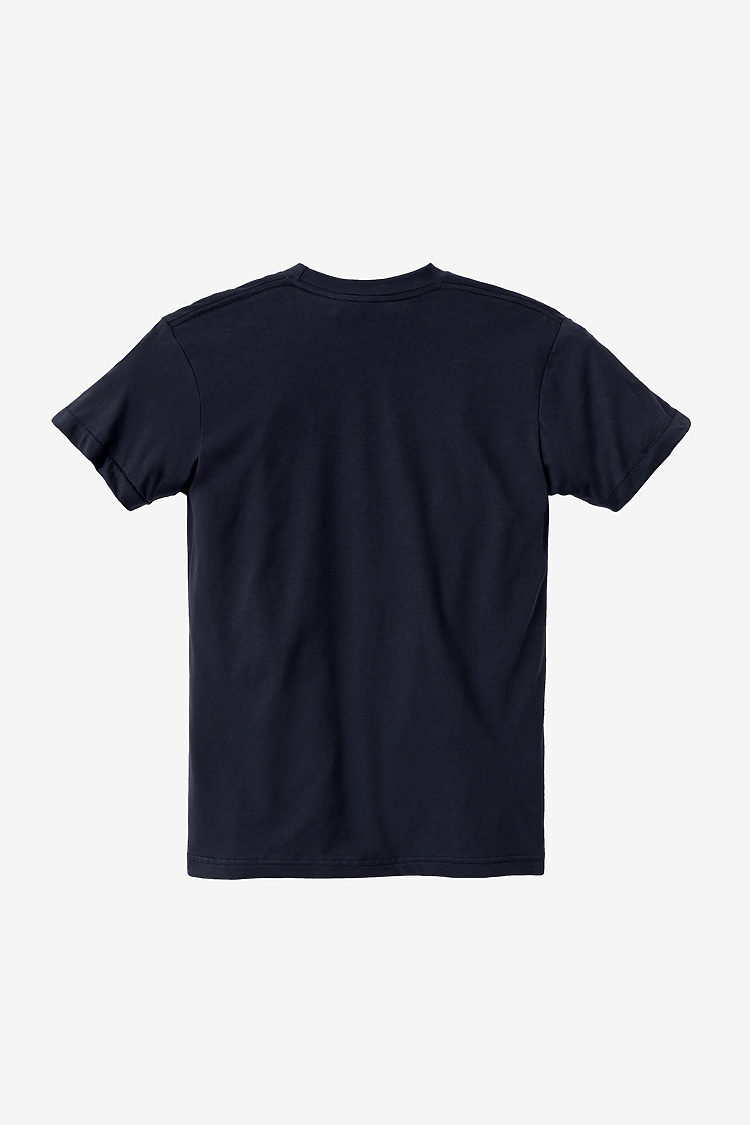 S/S Cotton-Poly Crew 3.8 oz NAVY
