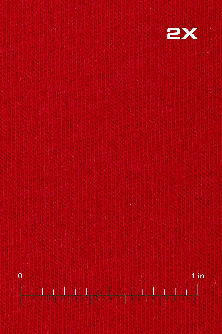 S/S Cotton-Poly Crew 3.8 oz RED