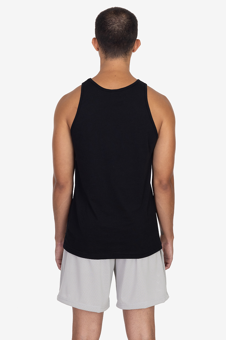 50/50 Poly Cotton Tank BLACK