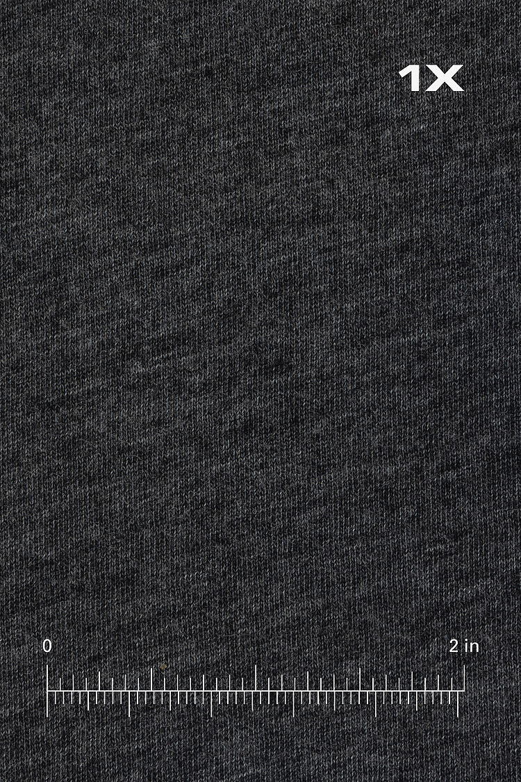 Youth Poly Cotton S/S T Shirt HEATHER BLACK