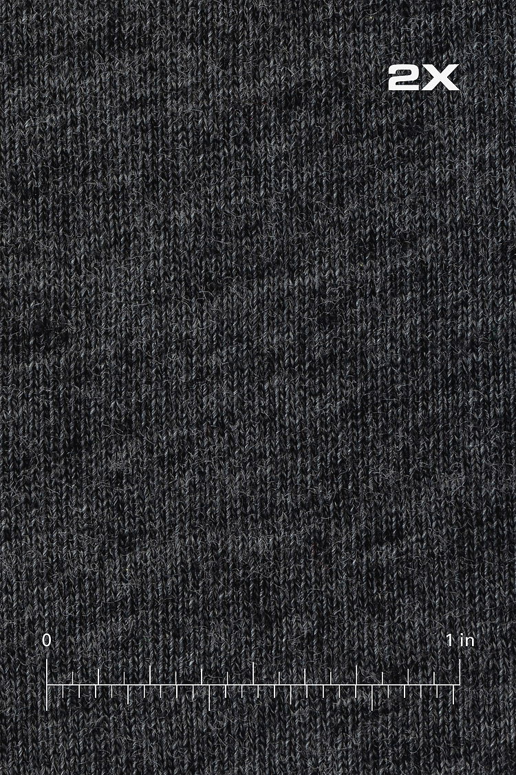 S/S  Cotton-Poly Tee 3.8 oz HEATHER BLACK