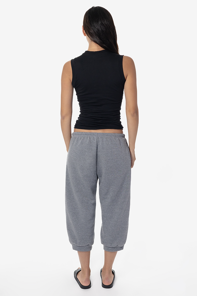 Tri-Blend Fleec Cropped Sweats Athletic Grey