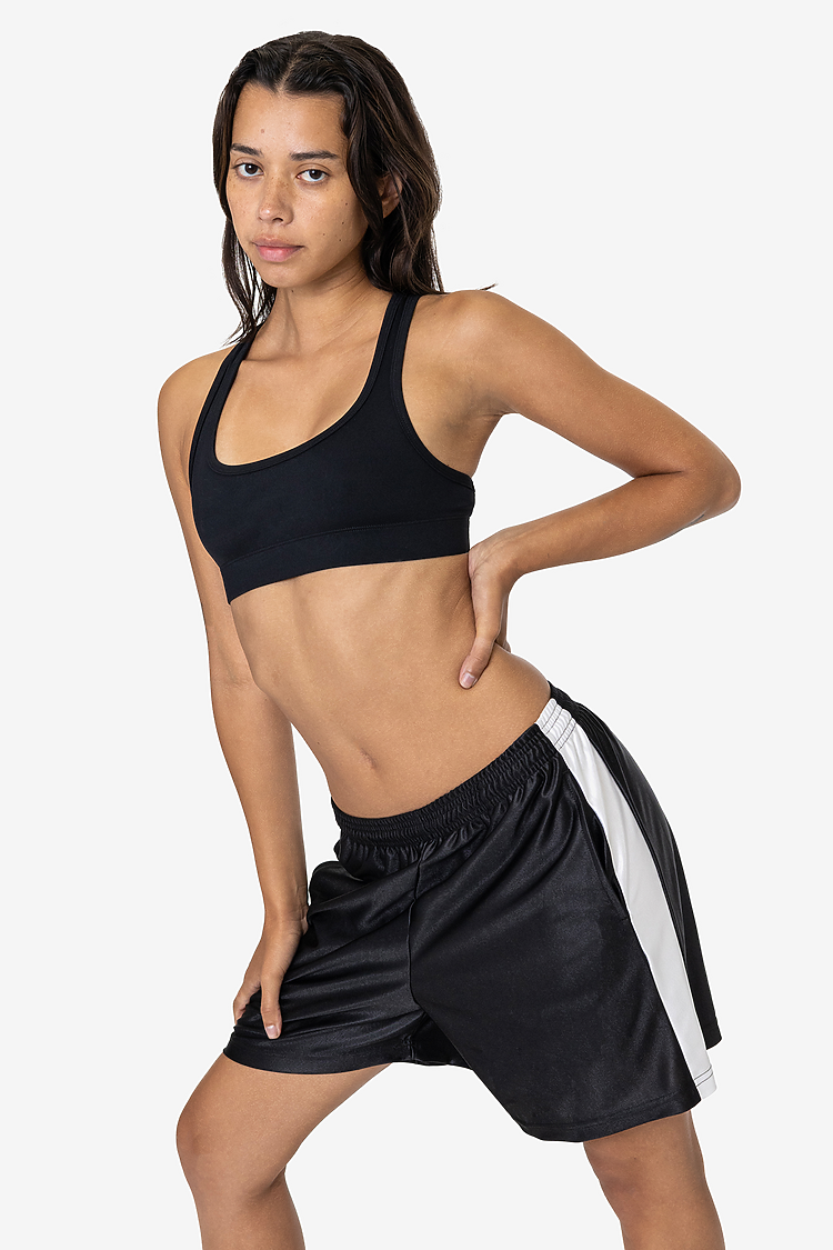 Heavy Dazzle Side Stripe Short Black/White