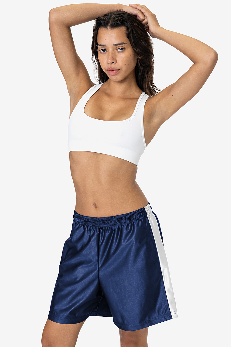 Heavy Dazzle Side Stripe Short Navy/White
