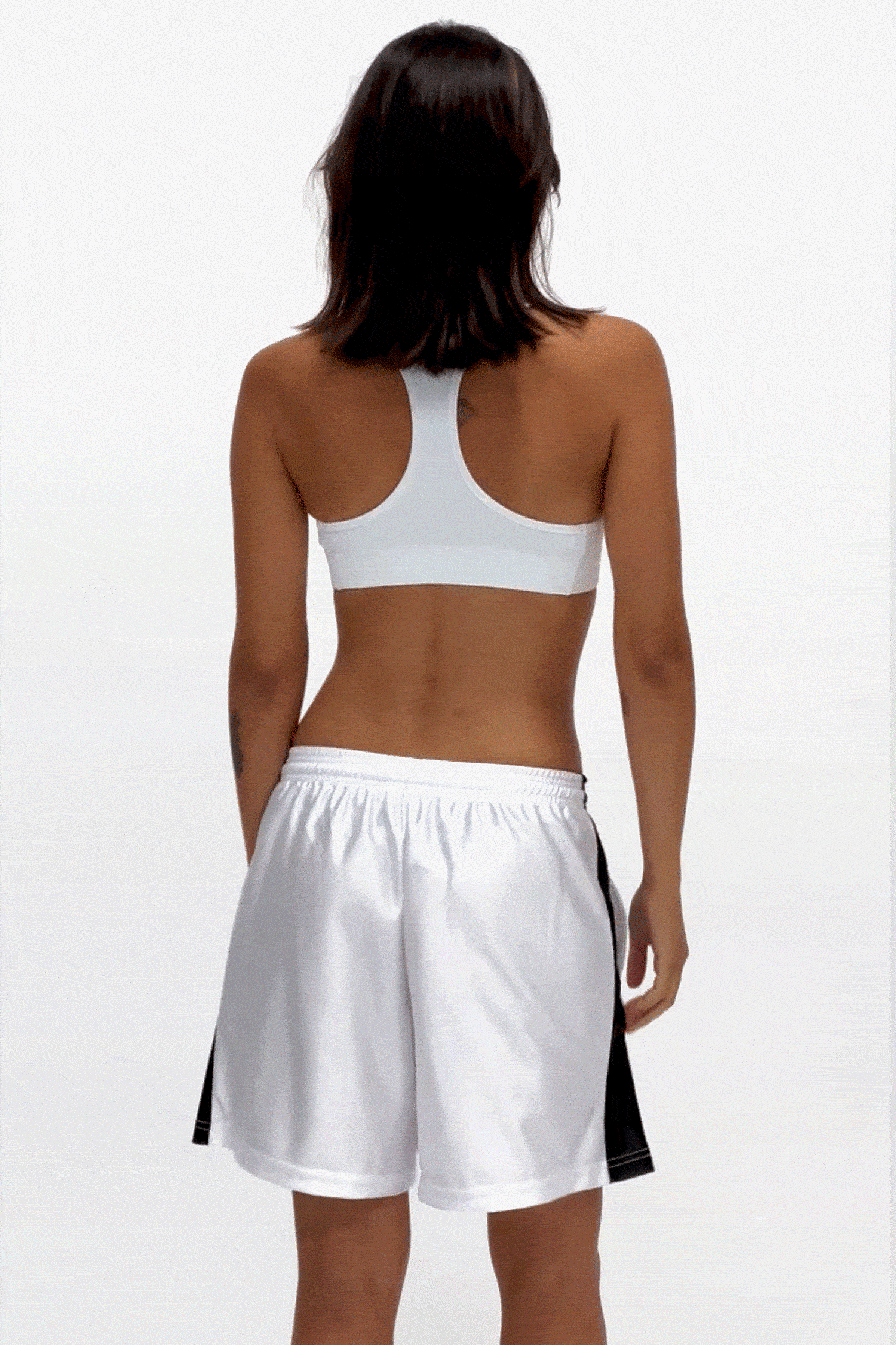 Heavy Dazzle Side Stripe Short White/Black