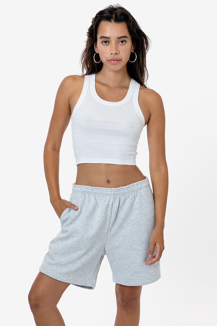 Heavy Fleece Mid Short ASH