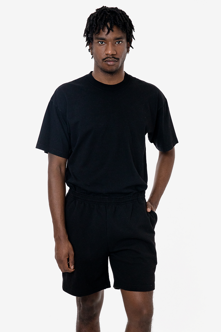 Heavy Fleece Mid Short Black
