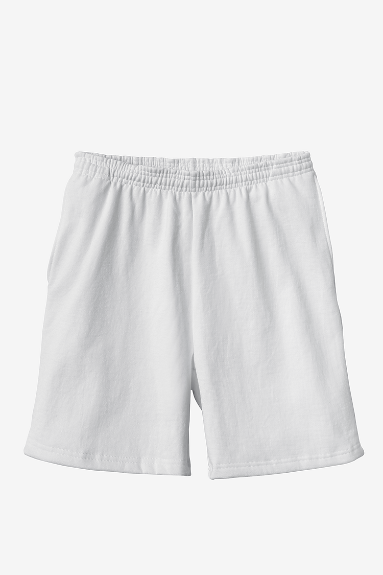 Heavy Fleece Mid Short White