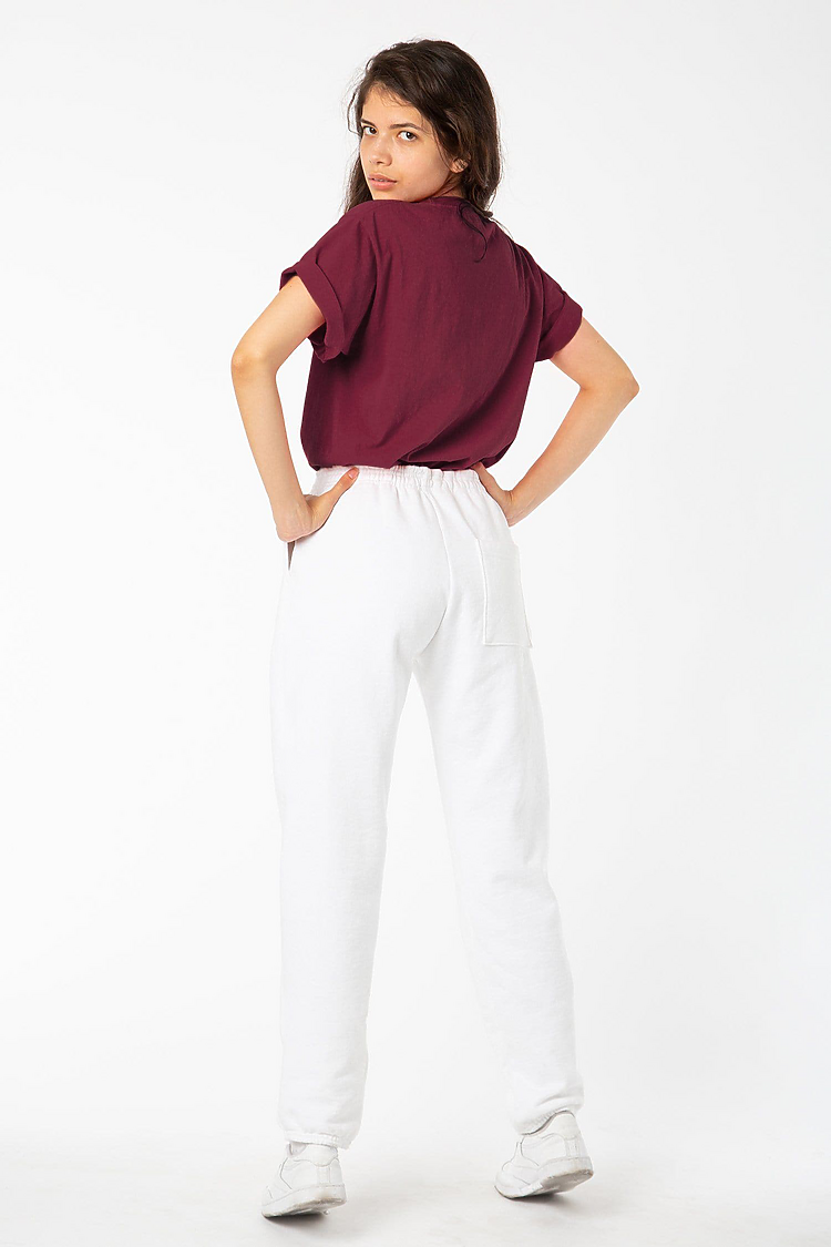 Heavy Fleece Sweatpant 14oz White