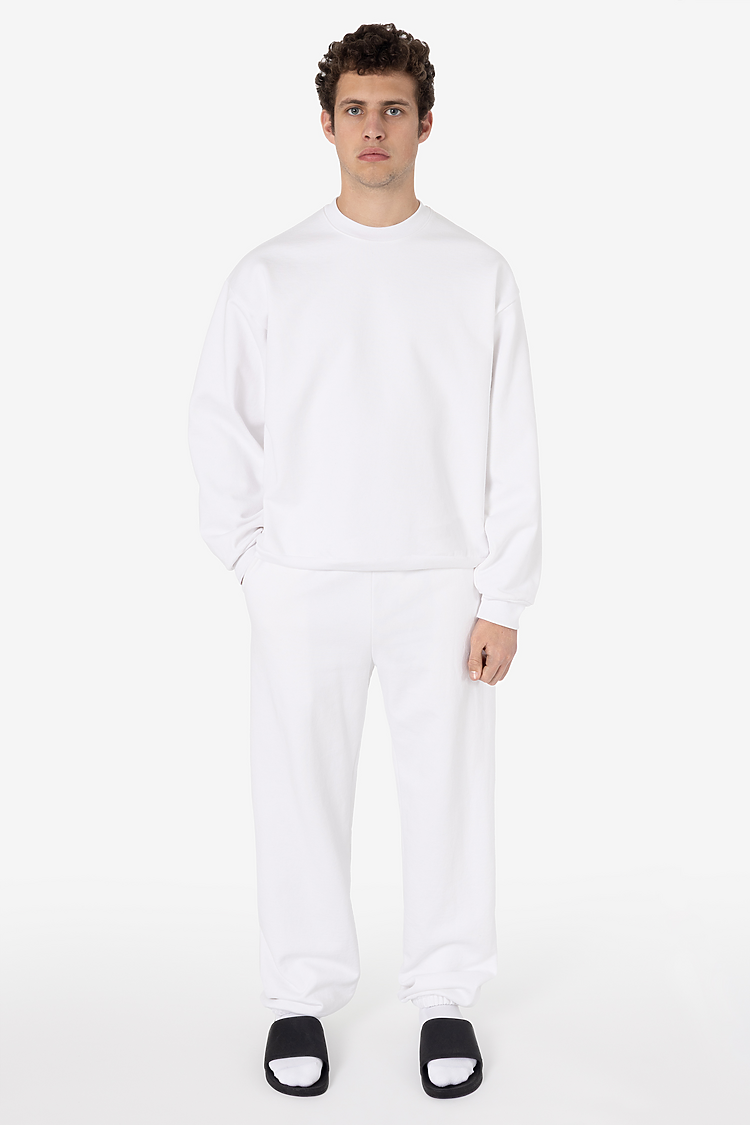 Heavy Fleece Sweatpant 14oz White