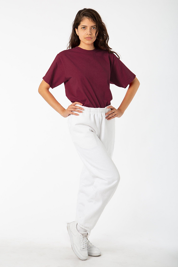 Heavy Fleece Sweatpant 14oz White