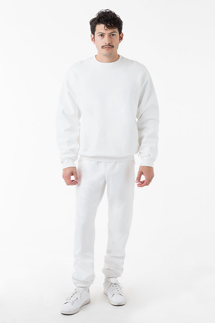 Heavy Fleece Sweatpant 14oz White