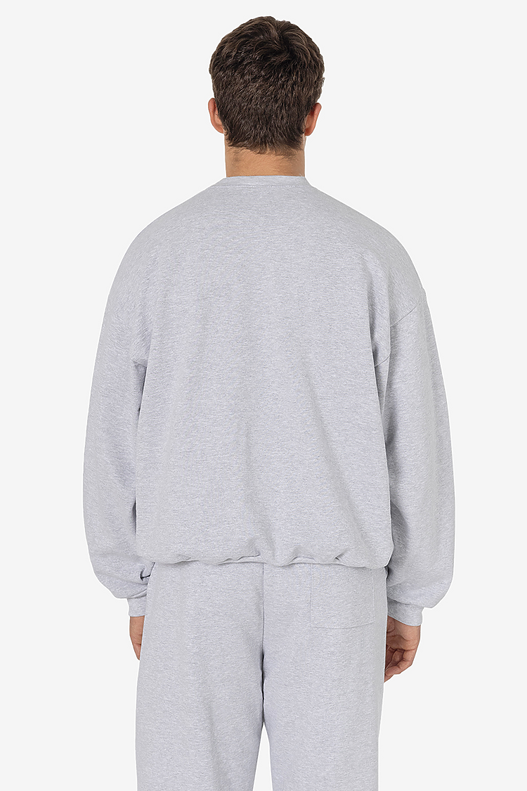 L/S Heavy Fleece PO Crew 14 oz ASH