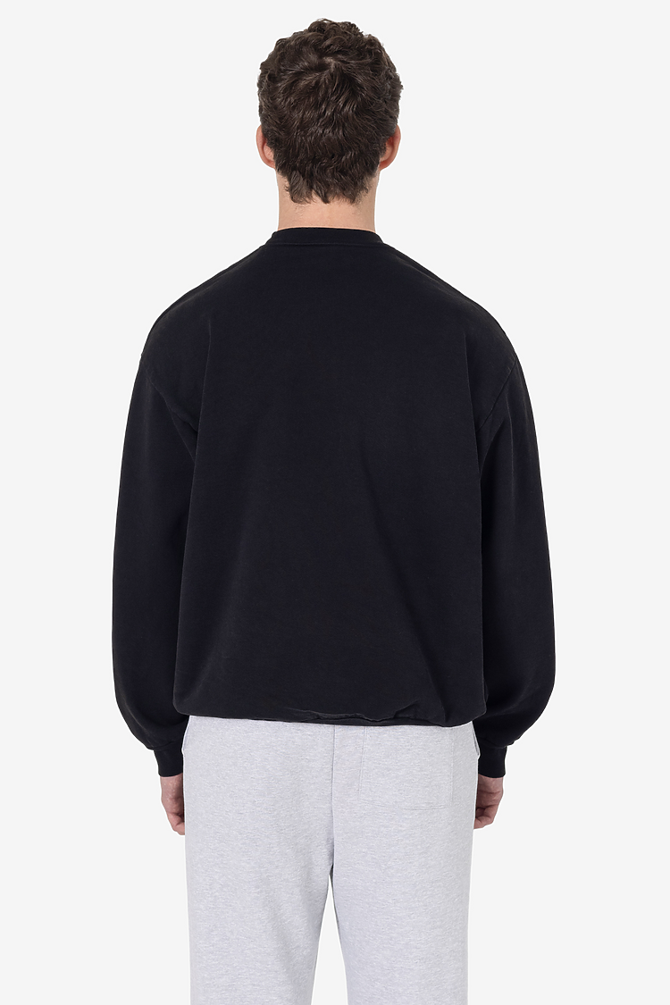L/S Heavy Fleece PO Crew 14 oz Black