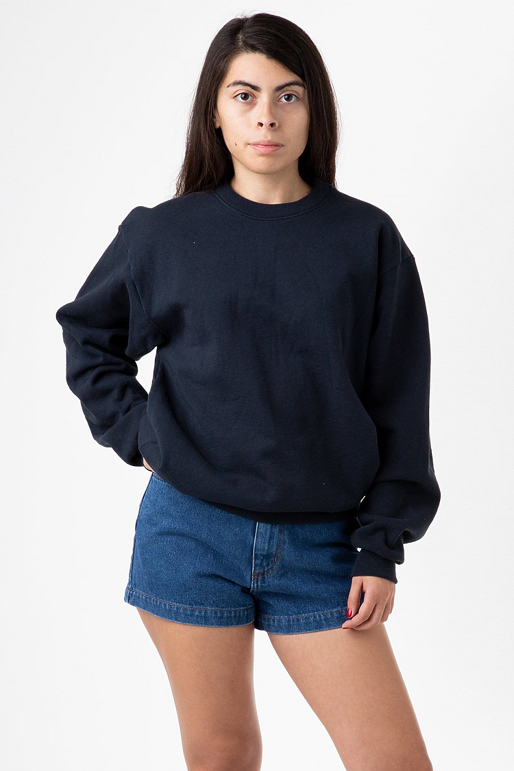 L/S Heavy Fleece PO Crew 14 oz NAVY