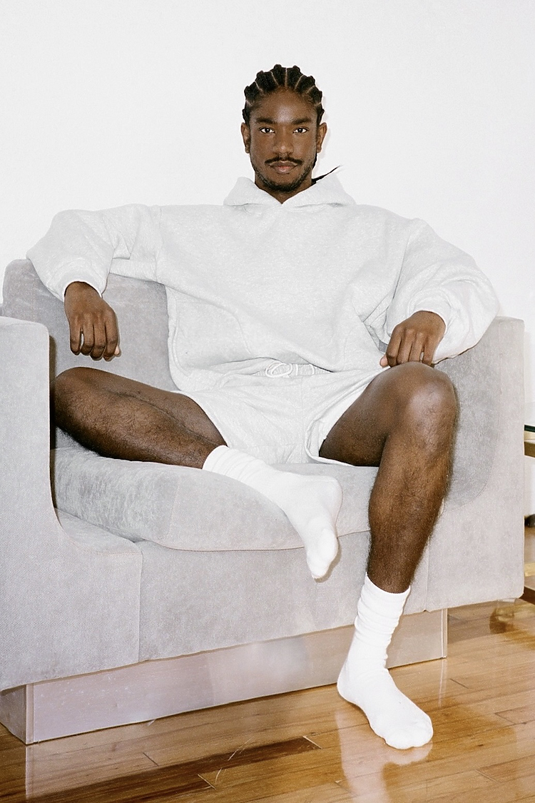 L/S HEAVY FLEECE HOOD PO 14 OZ ASH