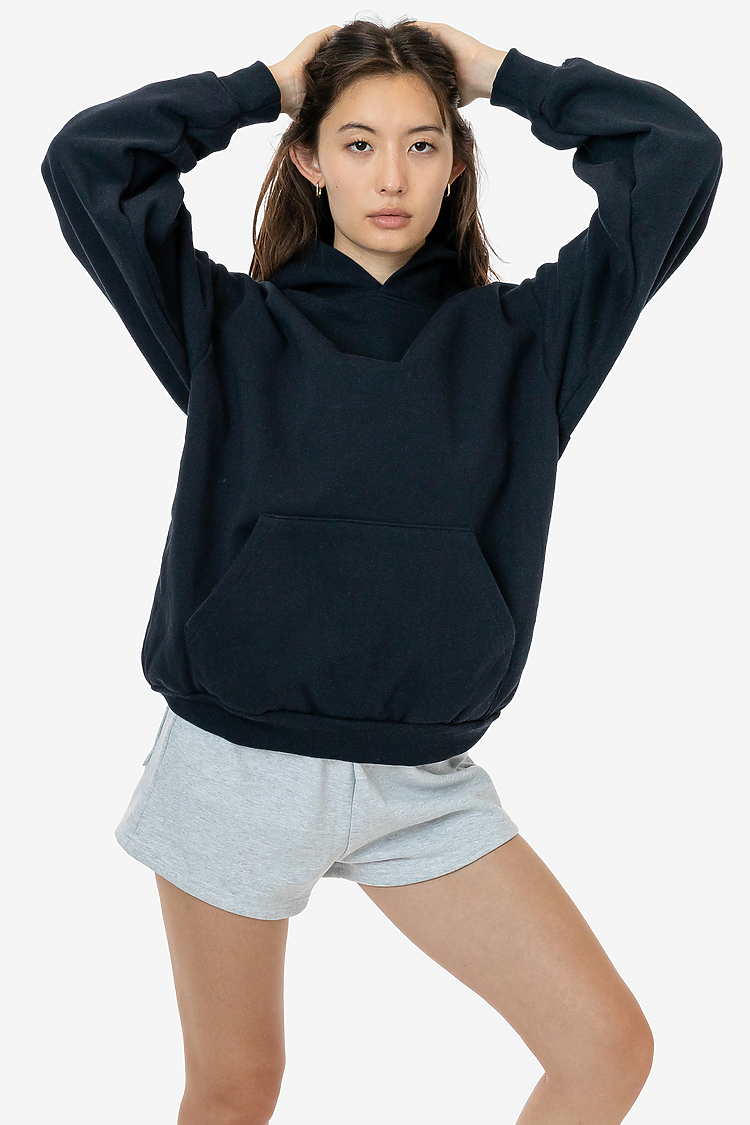 L/S HEAVY FLEECE HOOD PO 14 OZ NAVY