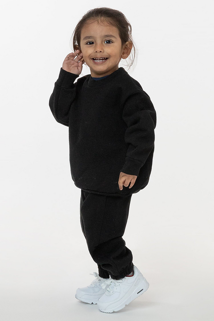 Toddler heavy fleece sweatpant Black