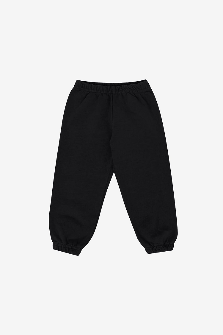 Toddler heavy fleece sweatpant Black