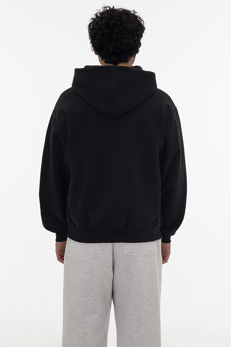 L/S Heavy Fleece Zip Up 14 oz Black