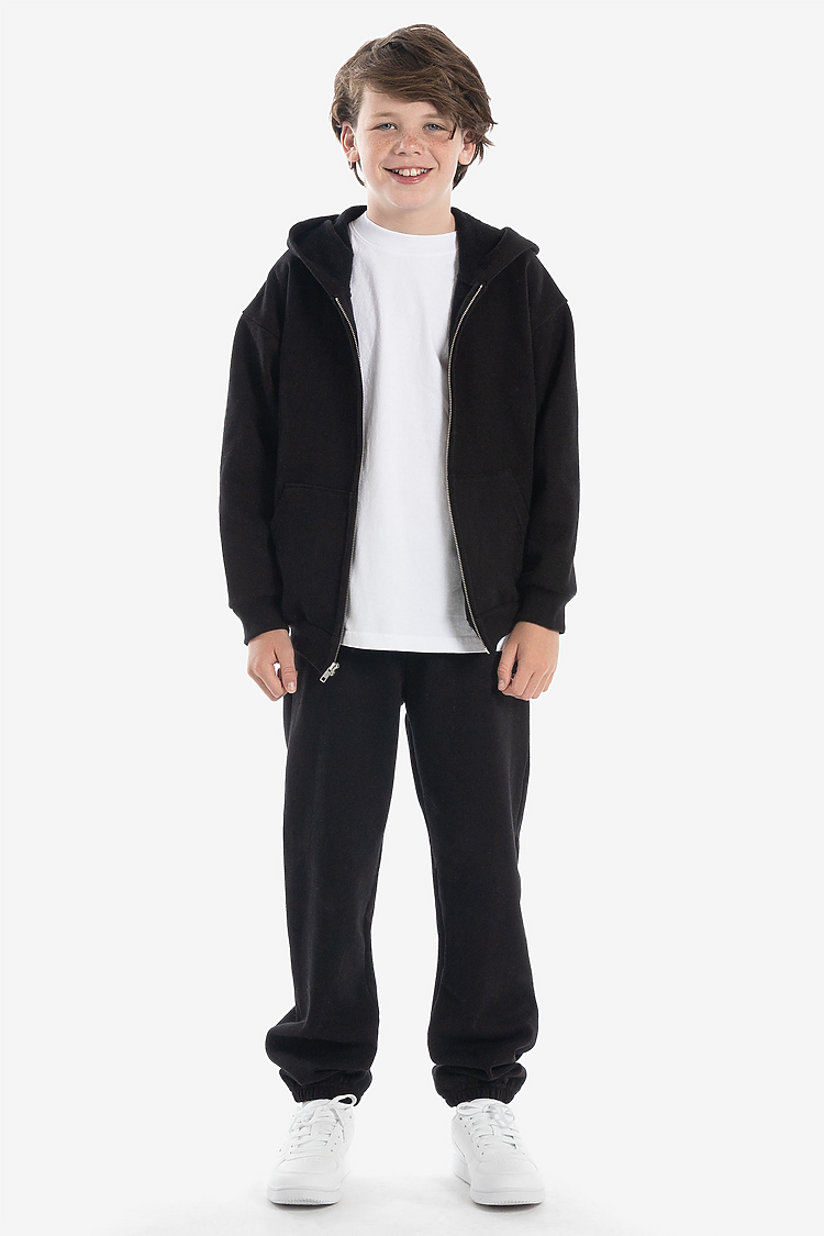 Kids 14oz HF Zip-Up Hoodie Black