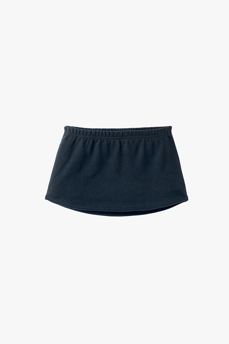 HEAVY FLEECE MINI SKIRT NAVY