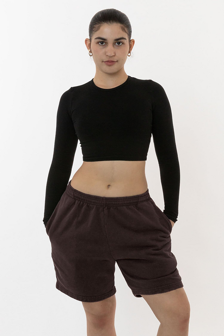 Heavy Fleece Mid Short CHOCOLATE