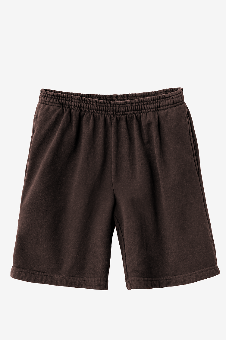 Heavy Fleece Mid Short CHOCOLATE