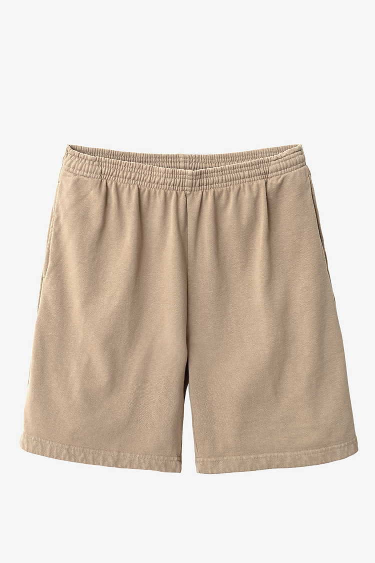 Heavy Fleece Mid Short KHAKI