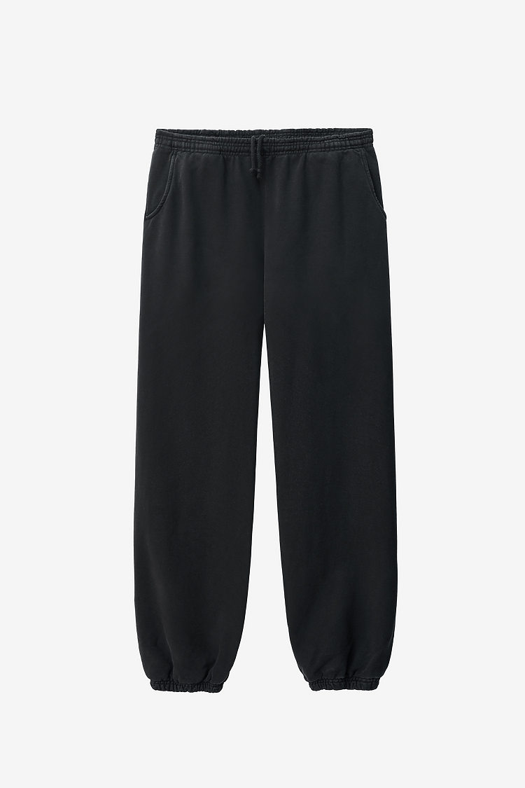Heavy Fleece Sweatpant 14oz Black Edge
