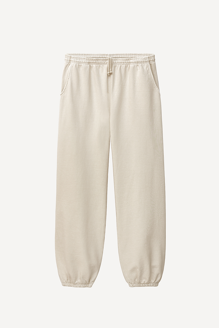 Heavy Fleece Sweatpant 14oz CREME