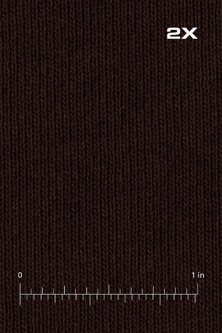 HF Cropped Mock Neck Pullover CHOCOLATE