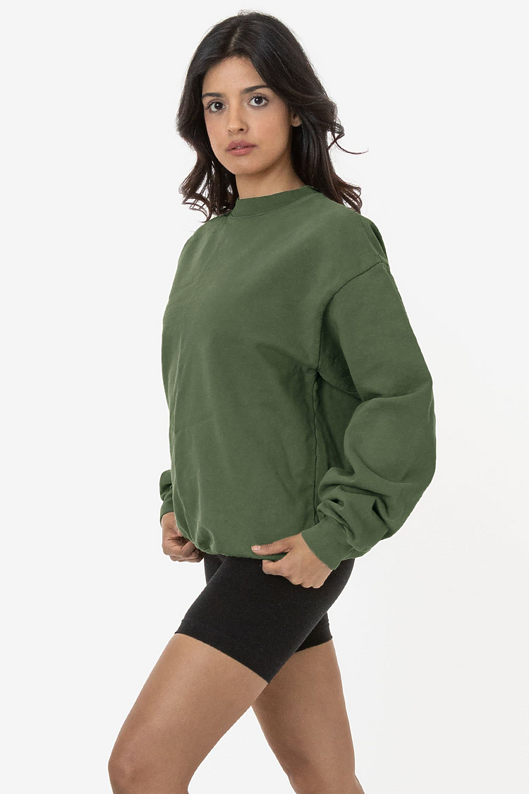 L/S Heavy Fleece PO Crew 14 oz ARMY