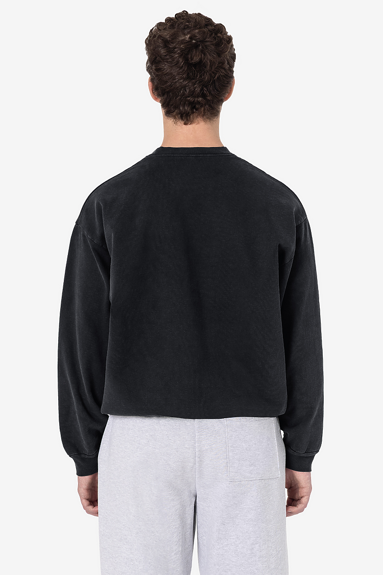 L/S Heavy Fleece PO Crew 14 oz Black Edge