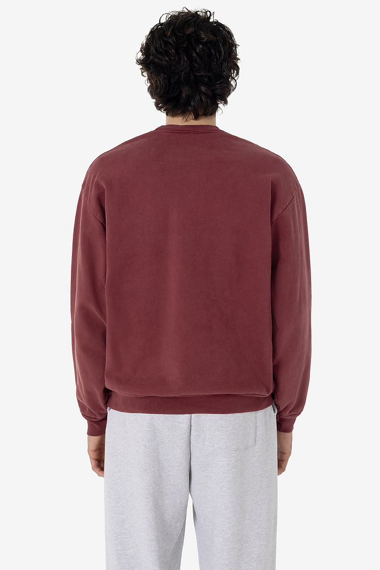 14oz L/S Heavy Fleece Pullover Burgundy