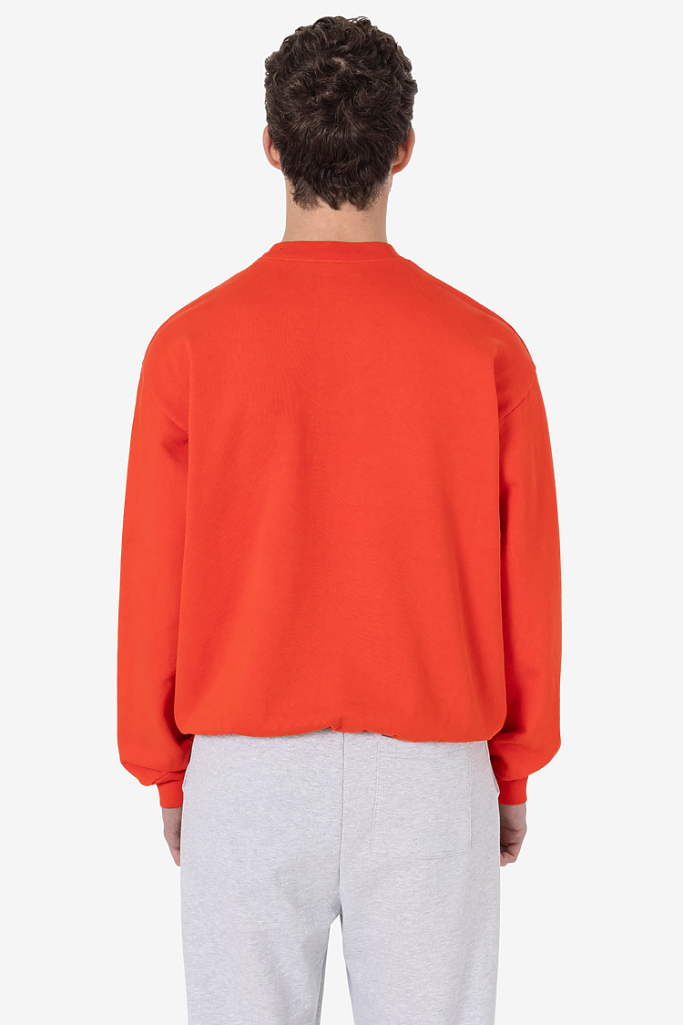 14oz L/S Heavy Fleece Pullover BRIGHT ORANGE