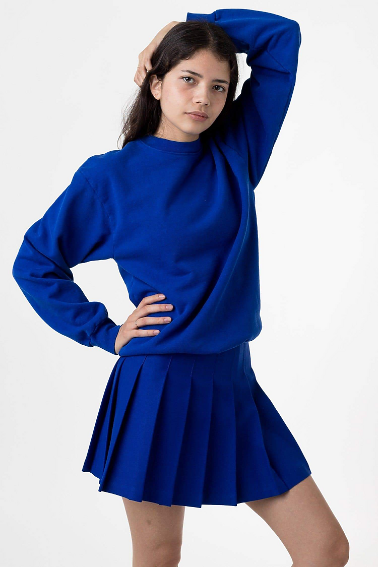L/S Heavy Fleece PO Crew 14 oz COBALT BLUE