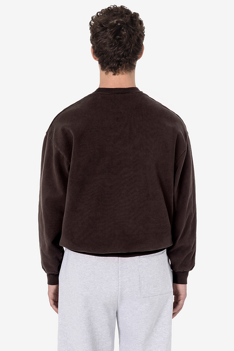 L/S Heavy Fleece PO Crew 14 oz CHOCOLATE