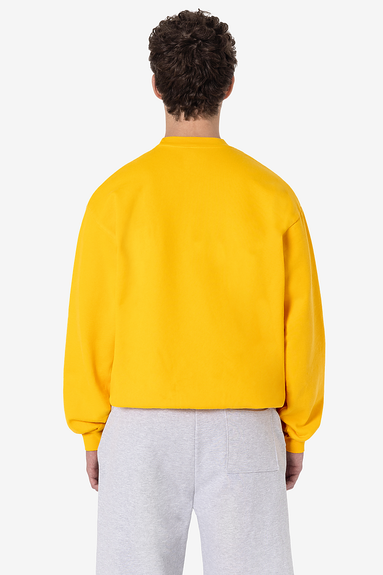 14oz L/S Heavy Fleece Pullover GOLD