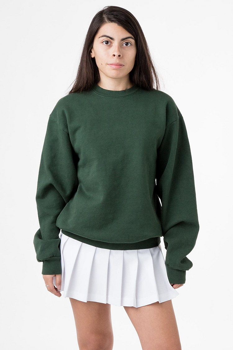 L/S Heavy Fleece PO Crew 14 oz IVY