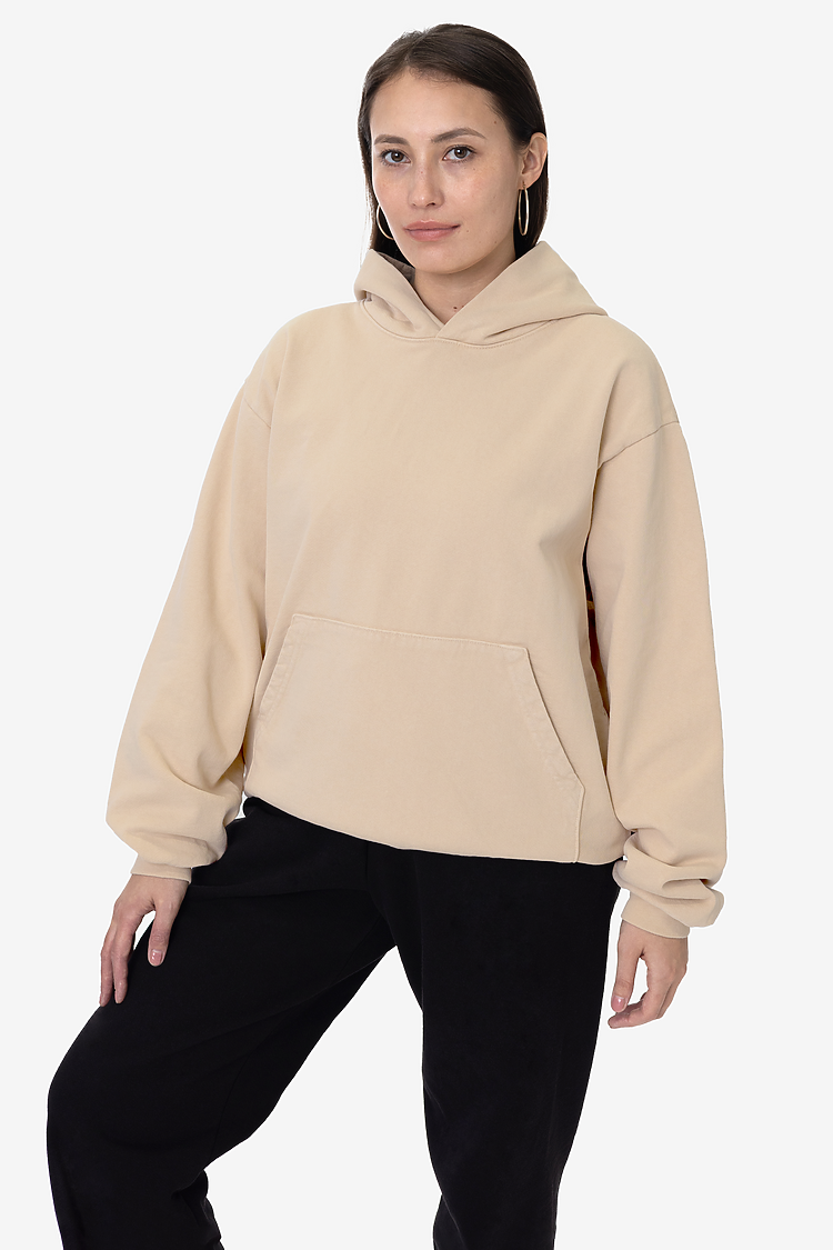 L/S Heavy Fleece Hood PO 14 oz BEIGE