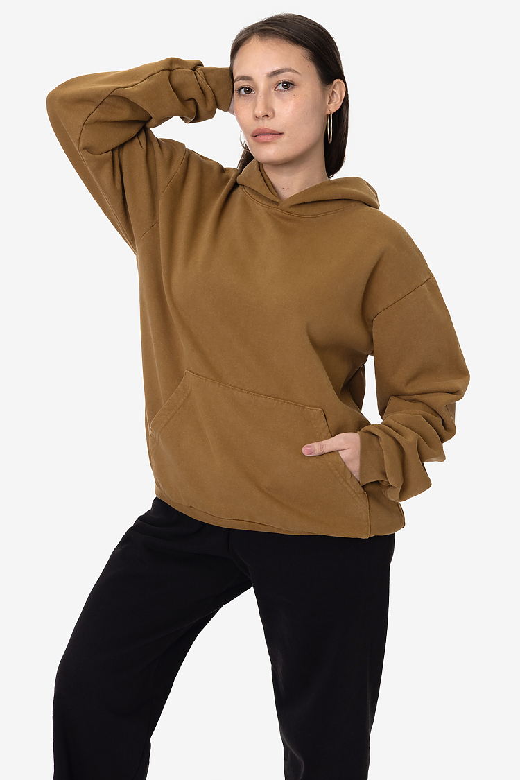 L/S Heavy Fleece Hood PO 14 oz Brass