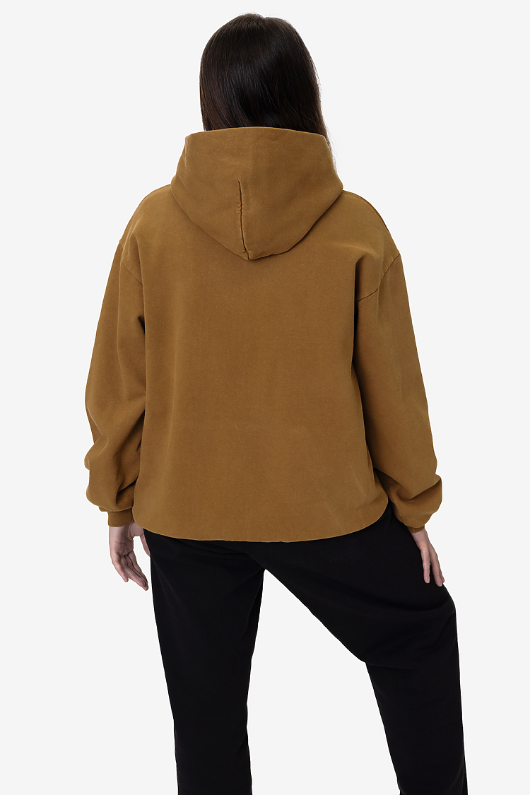 L/S Heavy Fleece Hood PO 14 oz Brass