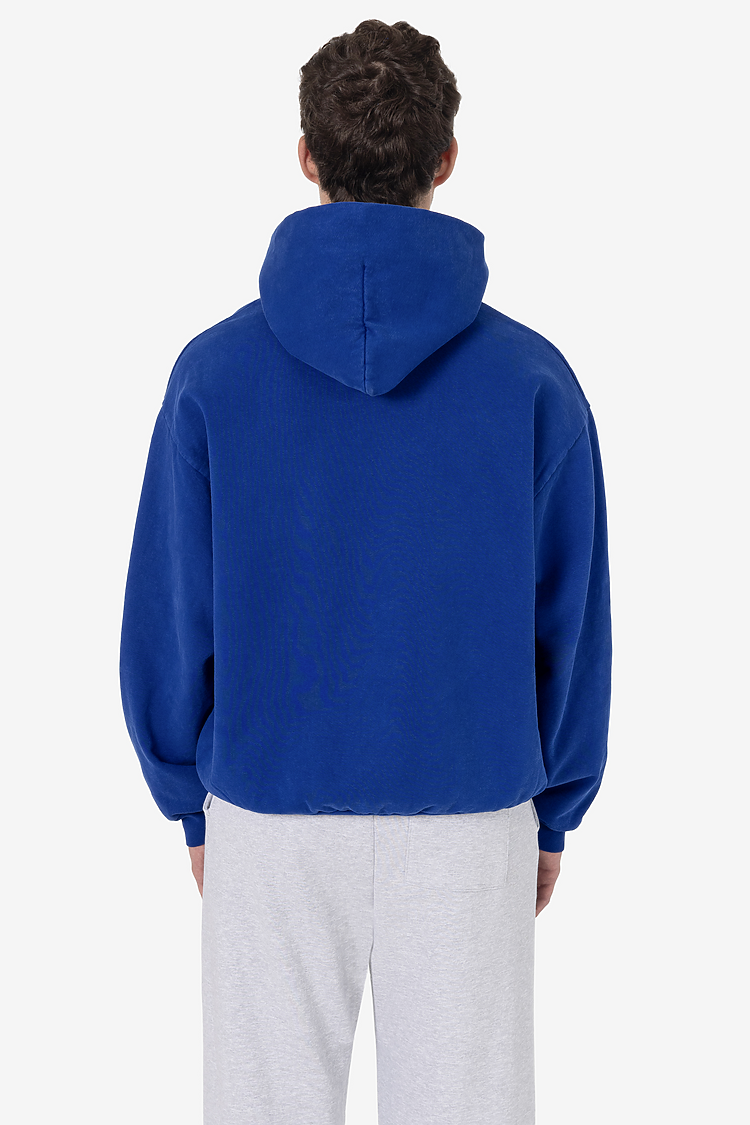 L/S Heavy Fleece Hood PO 14 oz COBALT BLUE