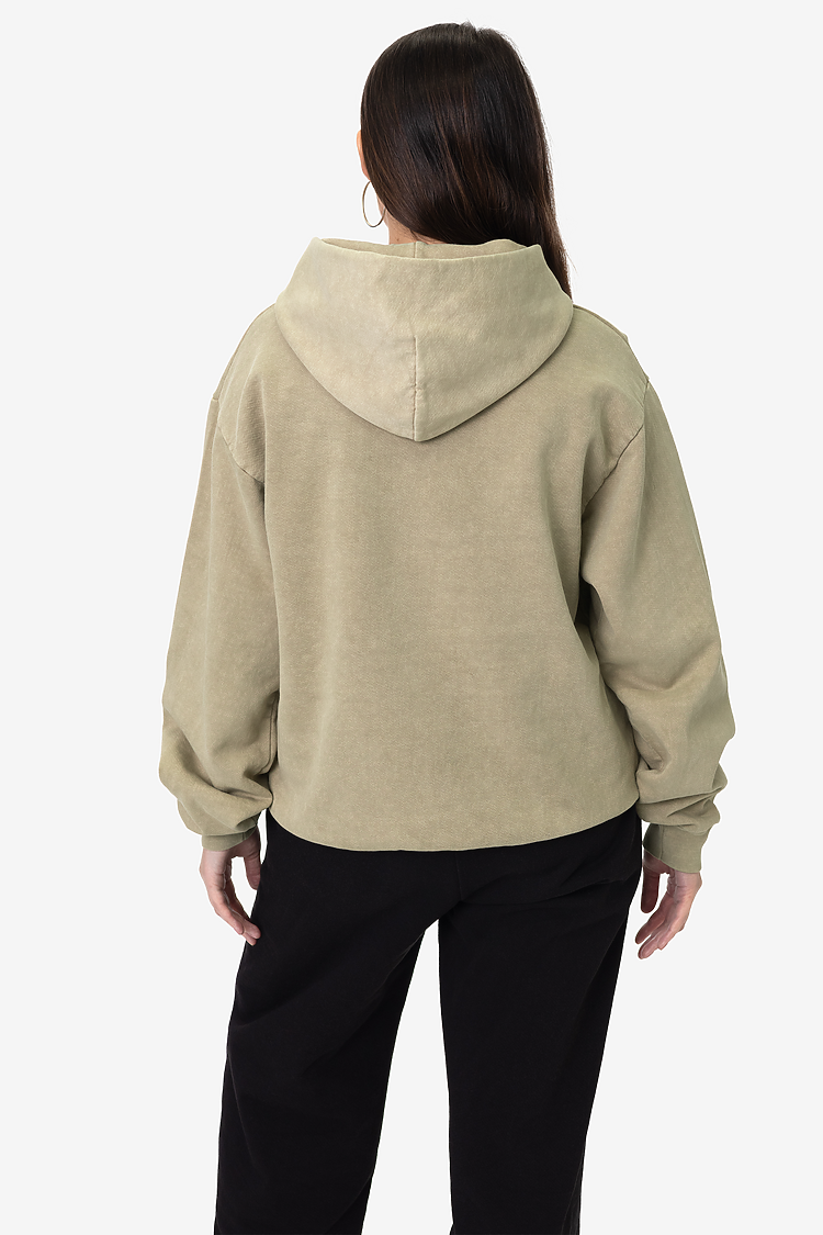 L/S Heavy Fleece Hood PO 14 oz Mushroom