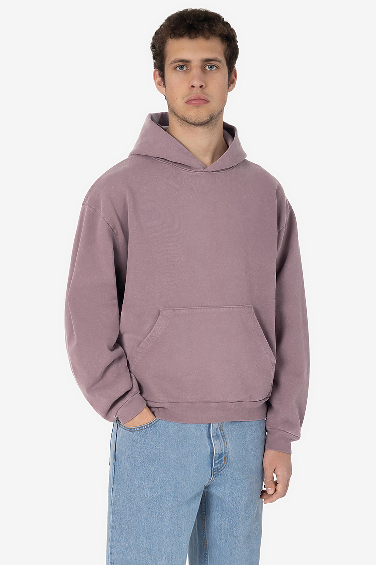 L/S Heavy Fleece Hood PO 14 oz Mauve