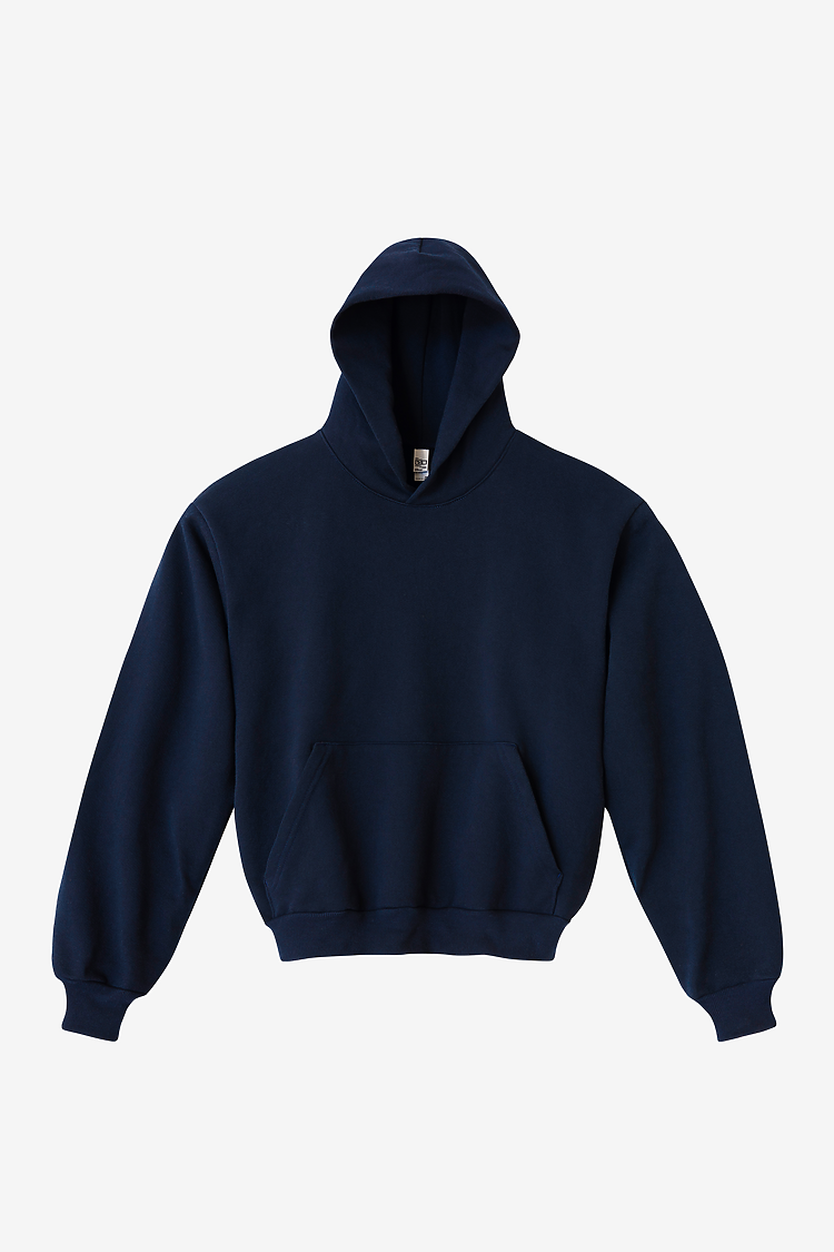 L/S Heavy Fleece Hood PO 14 oz NAVY