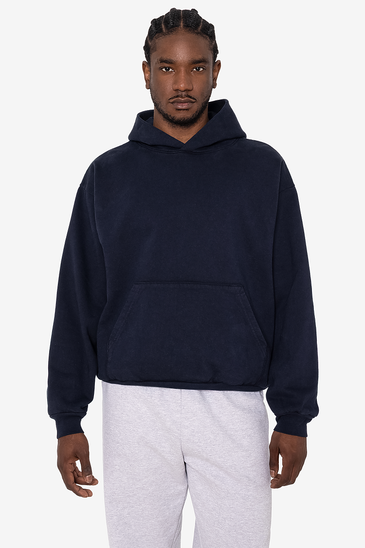 L/S Heavy Fleece Hood PO 14 oz NAVY