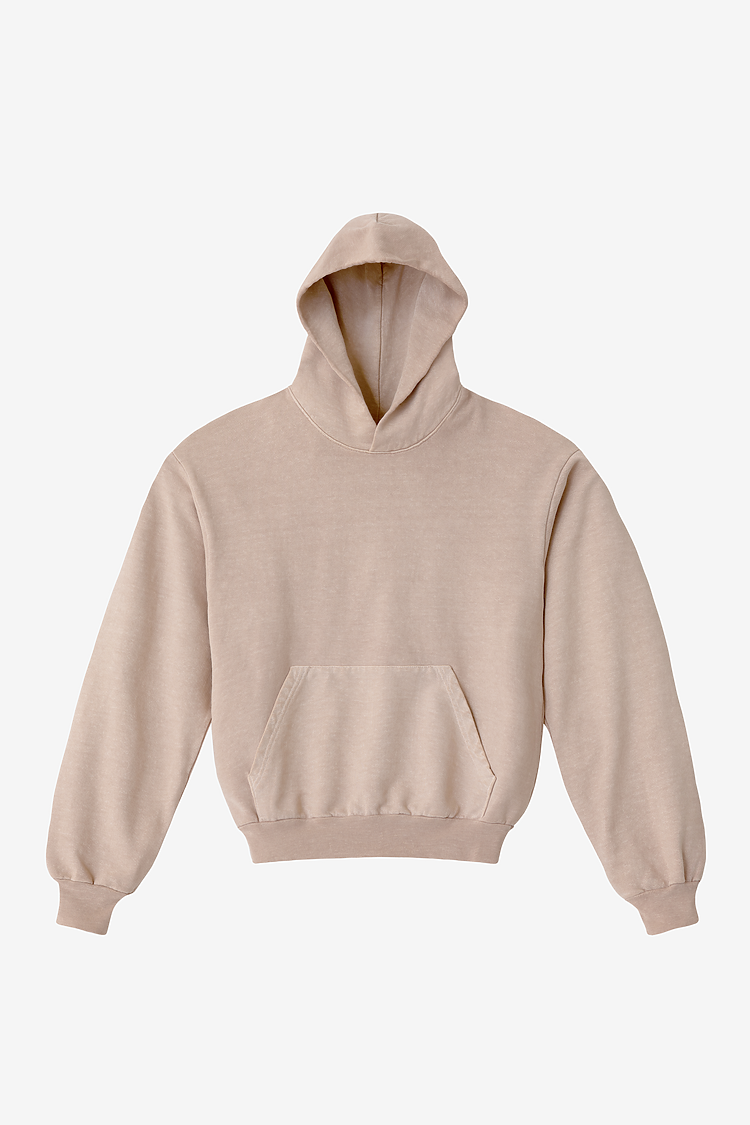 L/S Heavy Fleece Hood PO 14 oz Rose Quartz