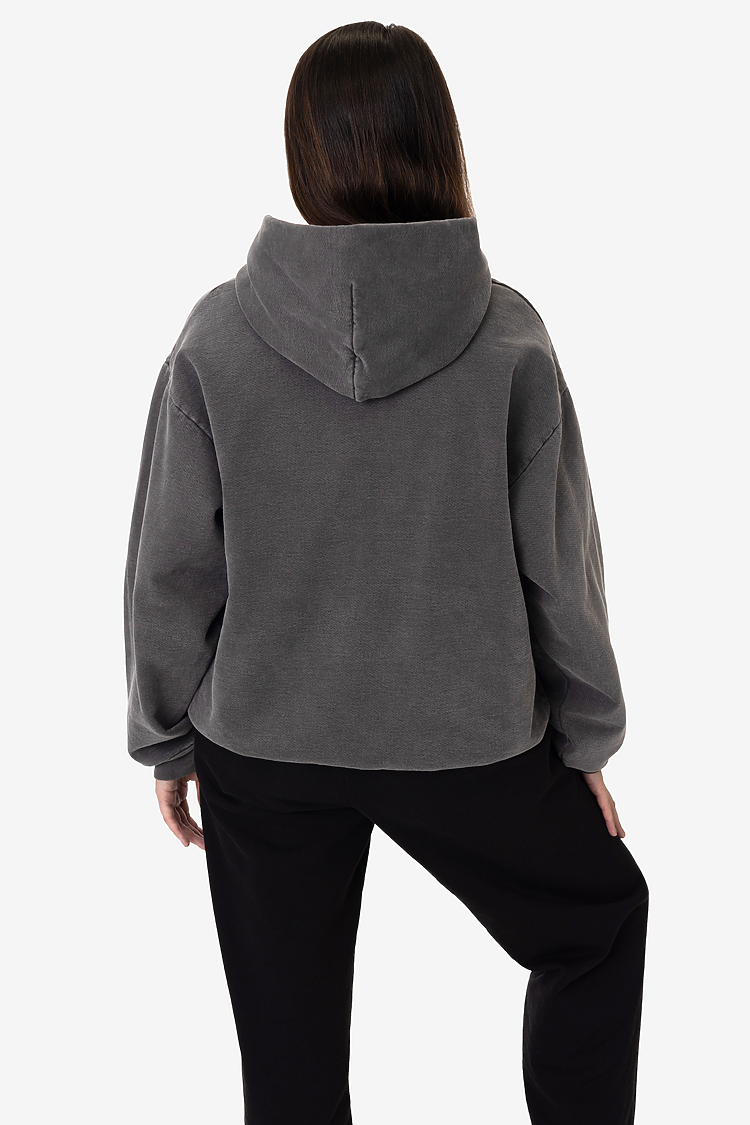 L/S Heavy Fleece Hood PO 14 oz VINTAGE BLACK